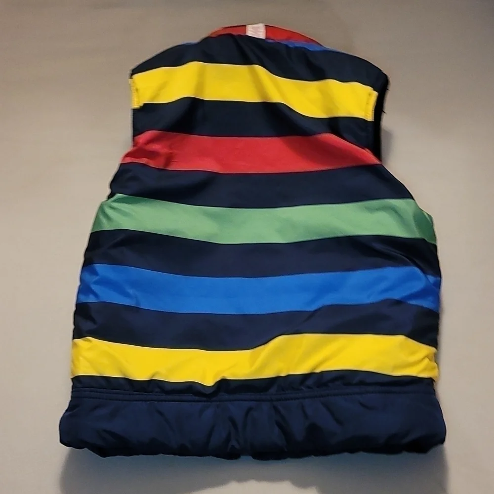 Justice reversible Navy puff vest Size 8